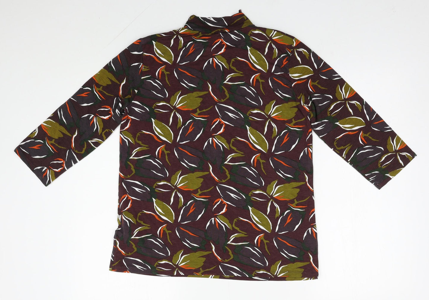 Womens UK Size 14 Damart Brown Basic Blouse