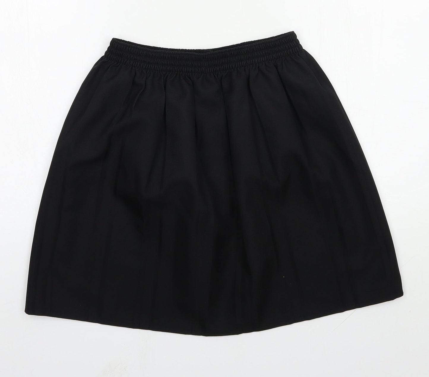 dean schoolwear Girls Black  Polyester A-Line Skirt Size 13-14 Years  Regular