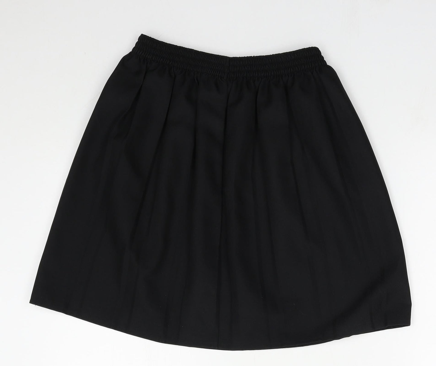 dean schoolwear Girls Black  Polyester A-Line Skirt Size 13-14 Years  Regular