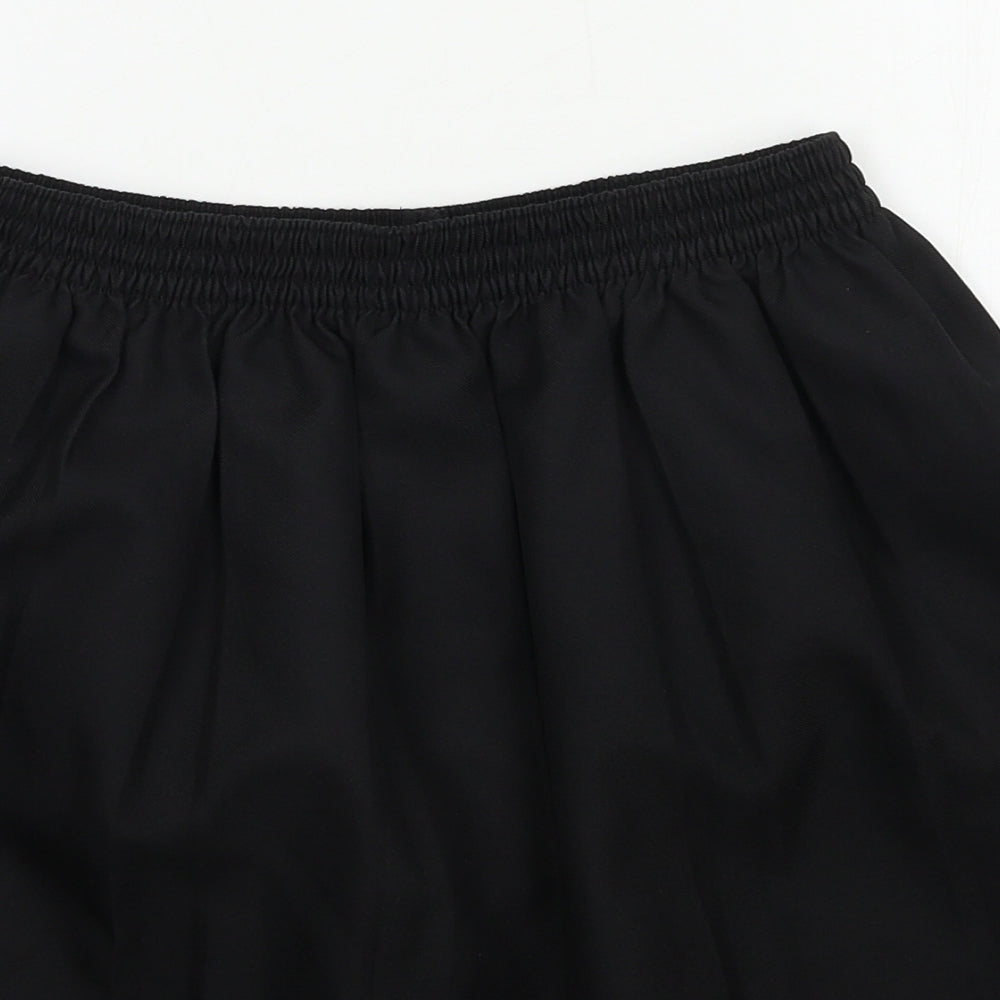 dean schoolwear Girls Black  Polyester A-Line Skirt Size 13-14 Years  Regular