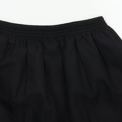 dean schoolwear Girls Black  Polyester A-Line Skirt Size 13-14 Years  Regular