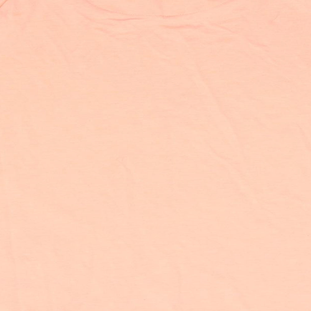 Brand and care label for Marks & Spencer girls’ multicoloured solid polyester top pyjama top, size 12-13, years