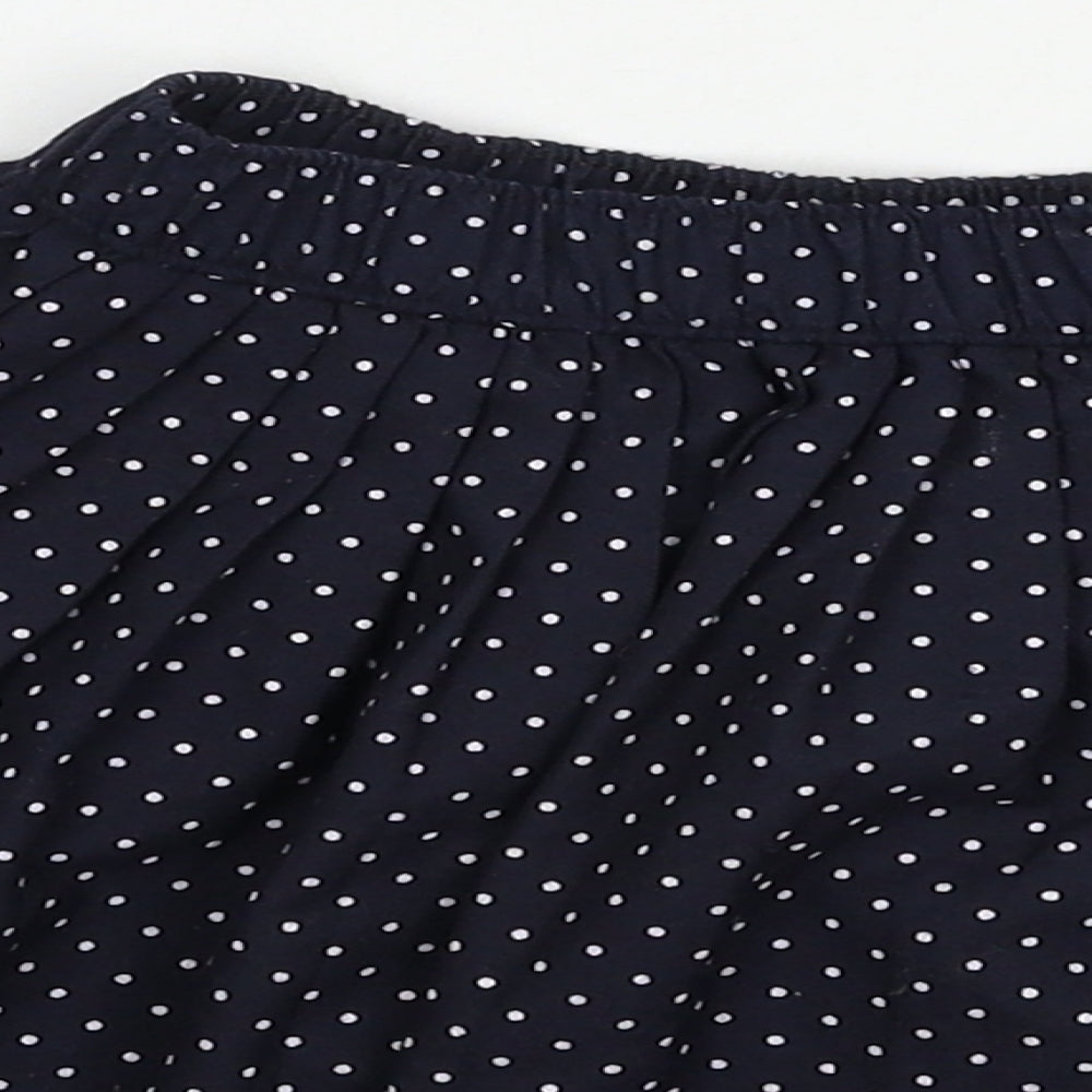 Mothercare Girls Blue Polka Dot Polyester A-Line Skirt Size 5 Years  Regular