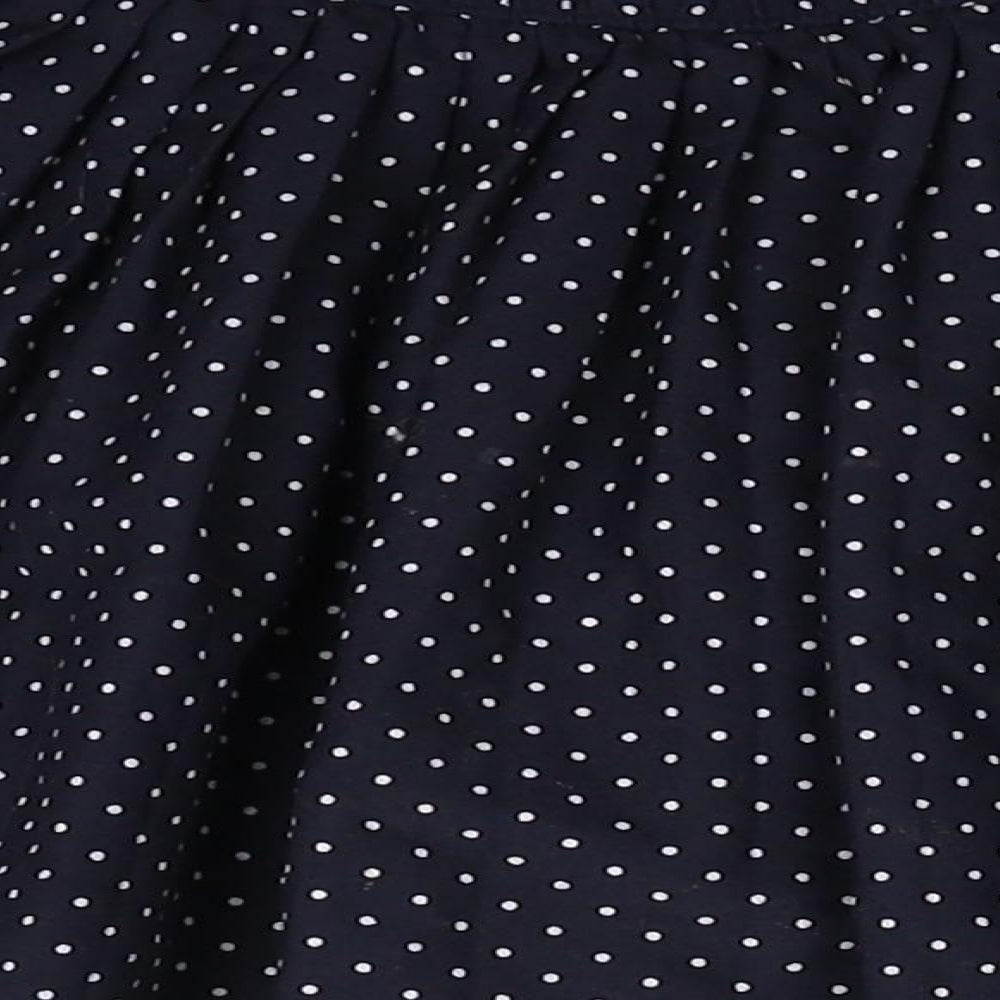 Mothercare Girls Blue Polka Dot Polyester A-Line Skirt Size 5 Years  Regular