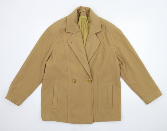 First Avenue Womens Brown   Overcoat Coat Size 14