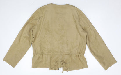 Womens UK Size 16 M&S Brown Jacket