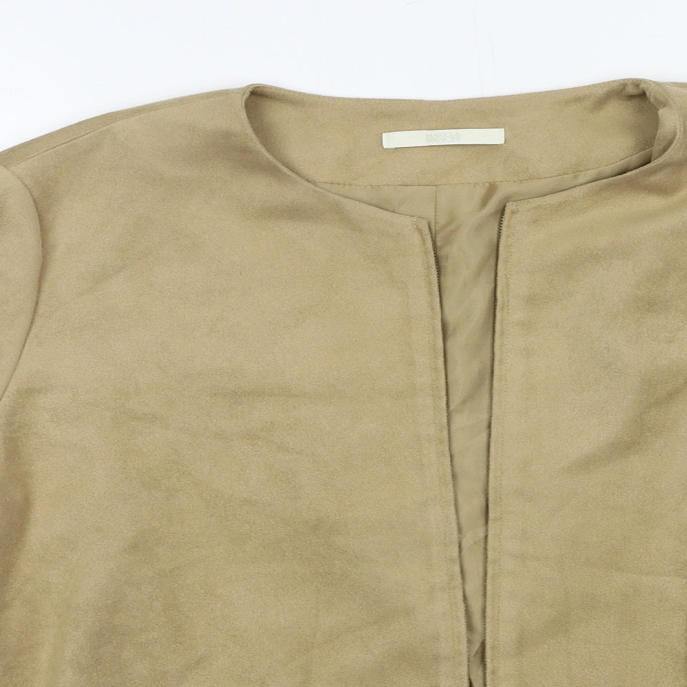 Womens UK Size 16 M&S Brown Jacket