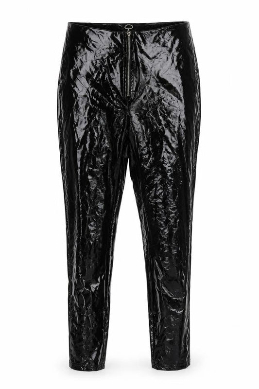 Parisian Womens Black  Polyester Trousers  Size 12 L28 in Regular
