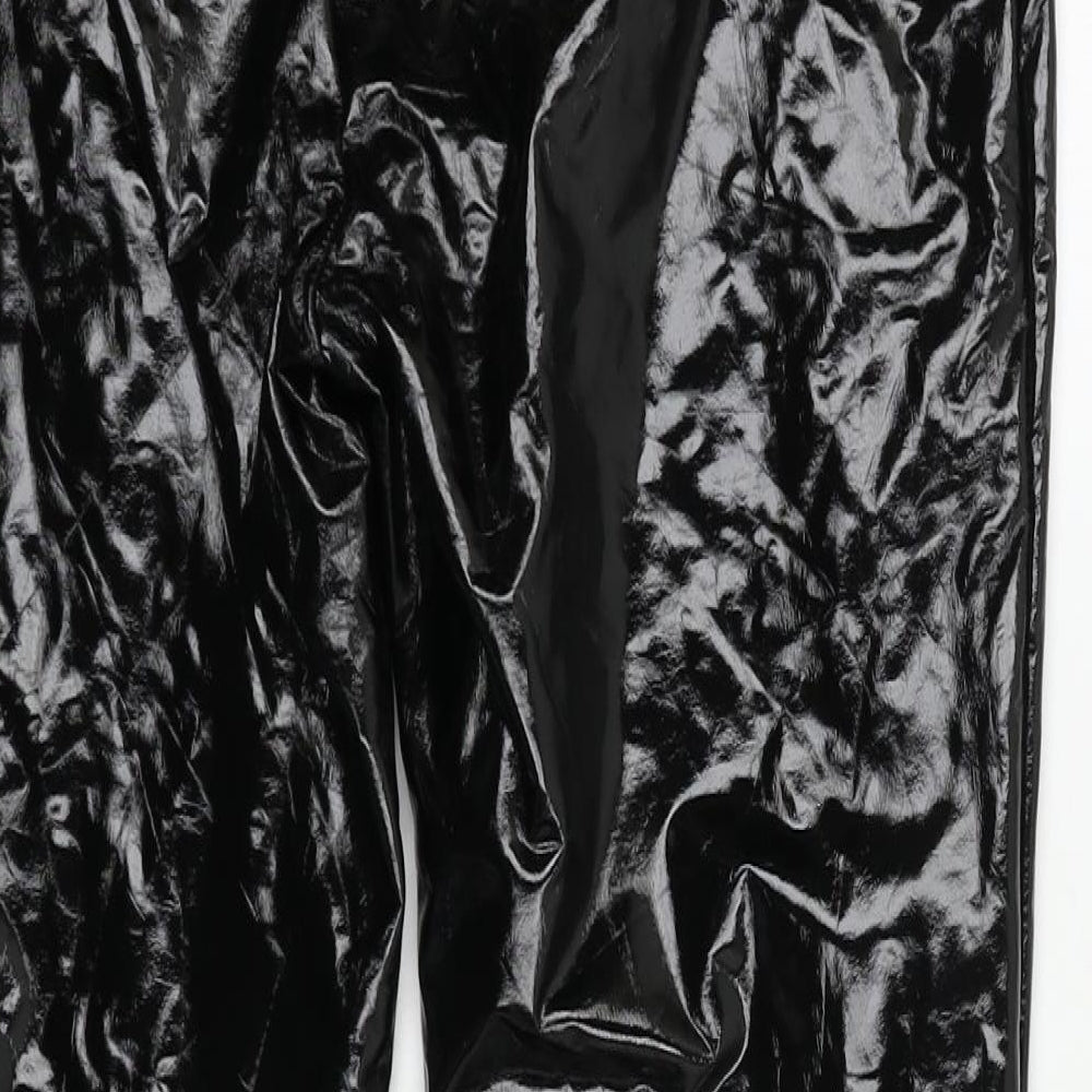 Parisian Womens Black  Polyester Trousers  Size 12 L28 in Regular