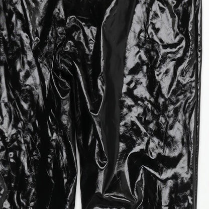 Parisian Womens Black  Polyester Trousers  Size 12 L28 in Regular