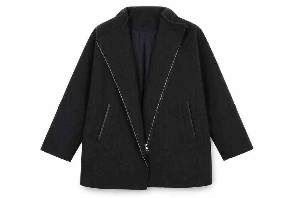 Womens UK Size 14 Primark Grey Overcoat