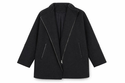 Womens UK Size 14 Primark Grey Overcoat