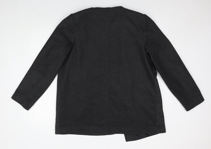 Primark Womens Grey   Overcoat Coat Size 14