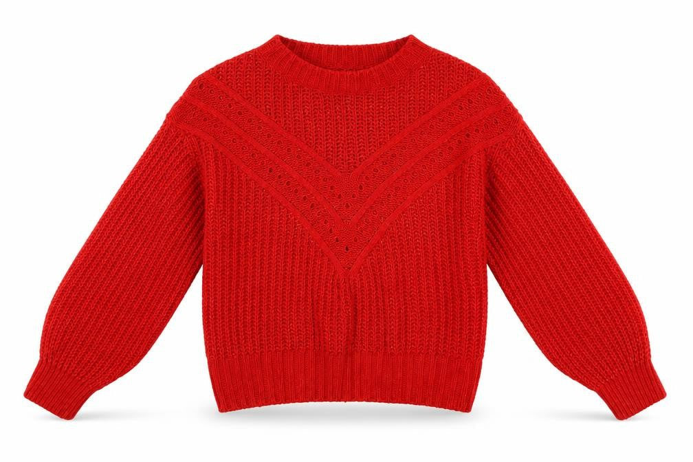 Womens UK Size S NEXT Red Pullover Jumper