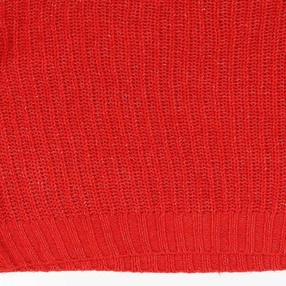 Womens UK Size S NEXT Red Pullover Jumper