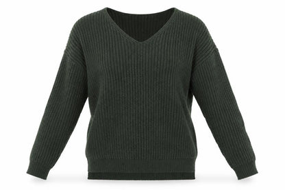Womens UK Size XS Primark Green Pullover Jumper