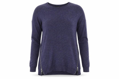 Primark Womens Blue Round Neck  Viscose Pullover Jumper Size 6