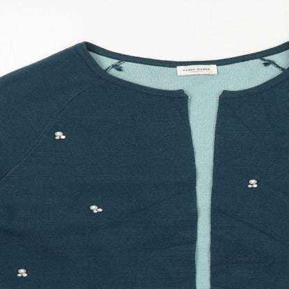 Womens UK Size 14 Gerry Weber Green Cardigan Jumper