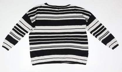 Womens UK Size 16 NEXT Multicoloured Pullover Jumper