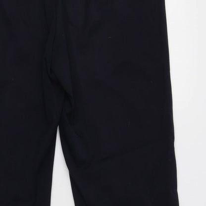 Womens UK Size 12 M&S Regular Fit Dress Pants Blue Trousers