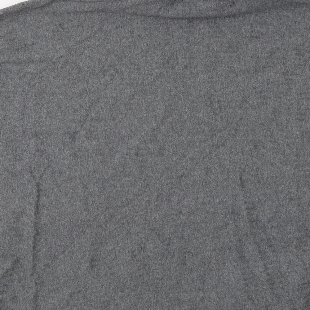 FOREVER 21 Womens Grey Roll Neck  Cotton Pullover Jumper Size S