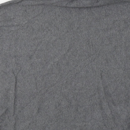 FOREVER 21 Womens Grey Roll Neck  Cotton Pullover Jumper Size S