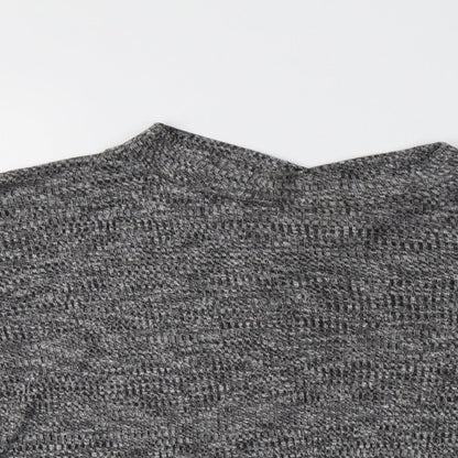 Primark Womens Grey Mock Neck  Viscose Pullover Jumper Size 18