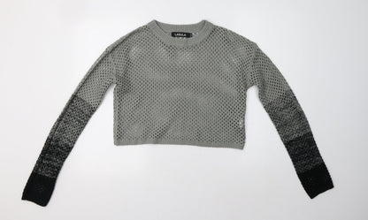 Womens UK Size 12 Lasula Grey Pullover Jumper