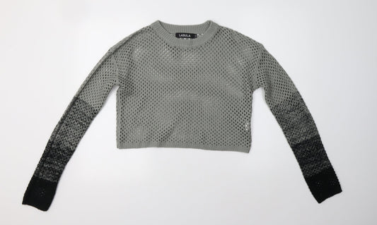 Womens UK Size 12 Lasula Grey Pullover Jumper