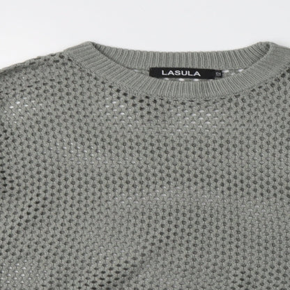 Womens UK Size 12 Lasula Grey Pullover Jumper