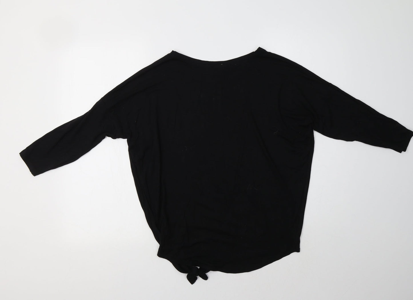 Womens UK Size 8 New Look Black Basic Polo