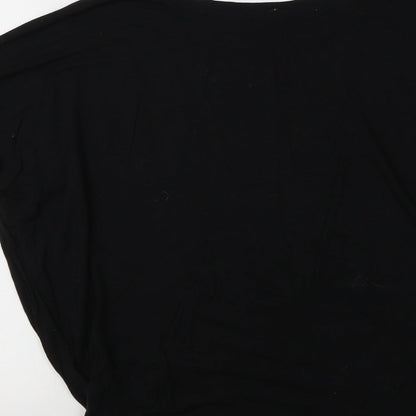Womens UK Size 8 New Look Black Basic Polo