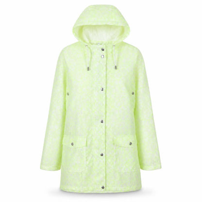 Womens UK Size 6 Primark Green Rain Coat