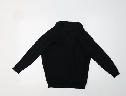 Womens UK Size 8 Topshop Black Shrug Jumper