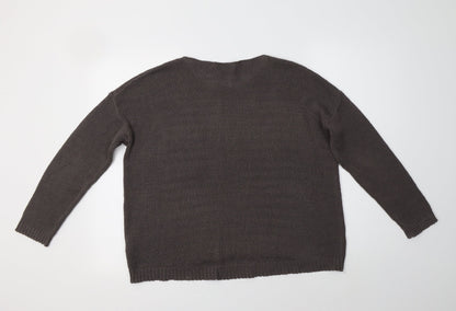 Womens UK Size S H&M Grey Pullover Jumper