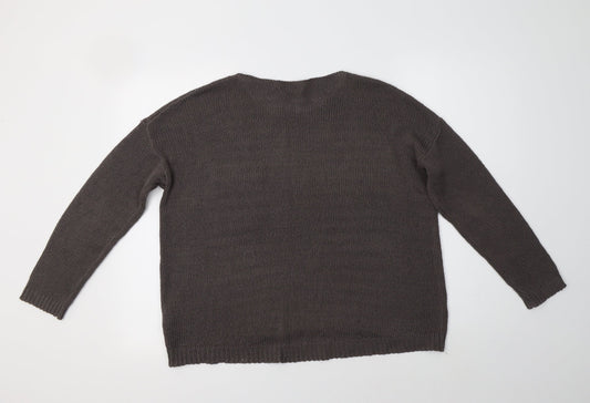 Womens UK Size S H&M Grey Pullover Jumper