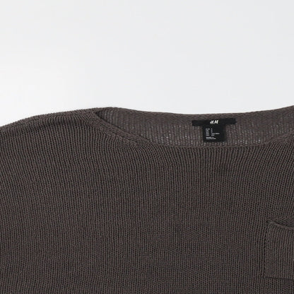 Womens UK Size S H&M Grey Pullover Jumper