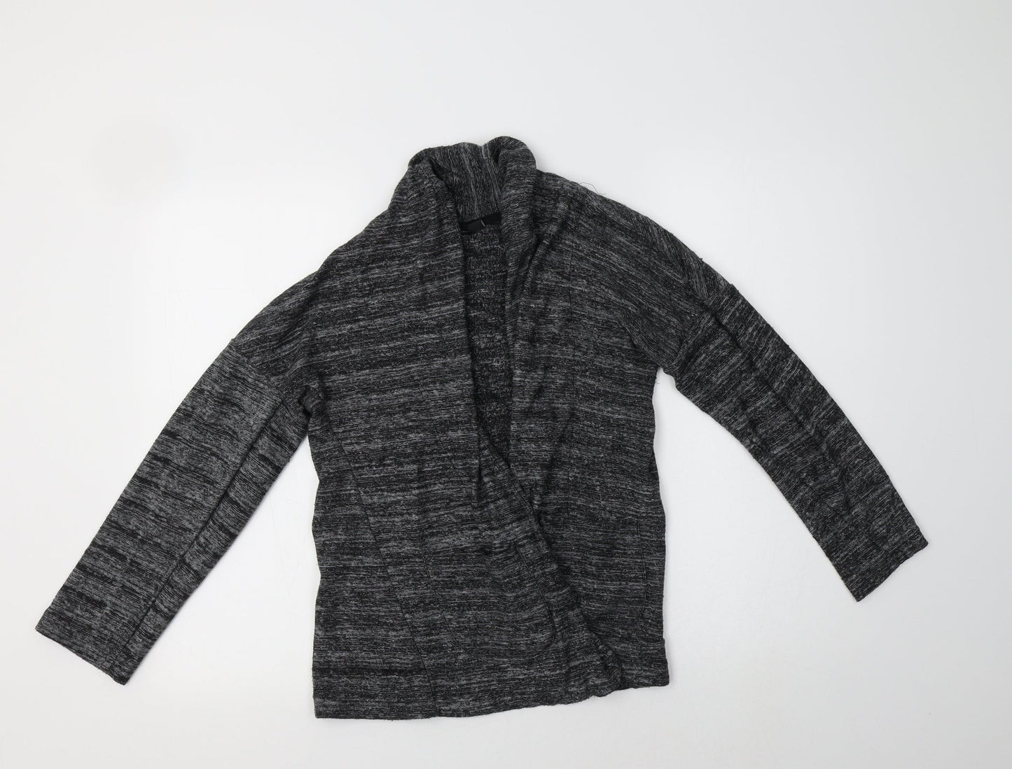 Womens UK Size 10 Preworn Grey Cardigan Jumper