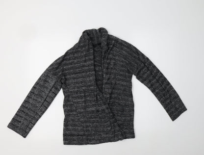 Womens UK Size 10 Preworn Grey Cardigan Jumper