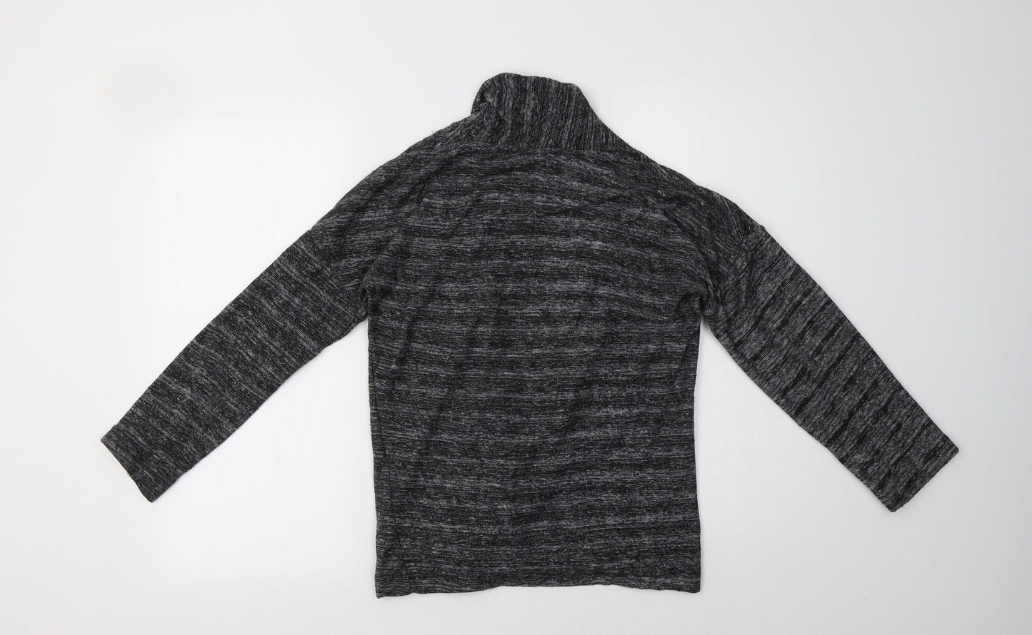 Womens UK Size 10 Preworn Grey Cardigan Jumper