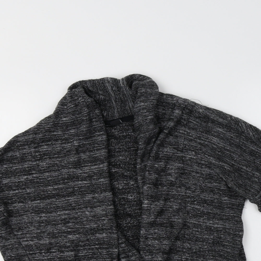 Womens UK Size 10 Preworn Grey Cardigan Jumper