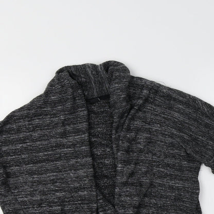 Womens UK Size 10 Preworn Grey Cardigan Jumper