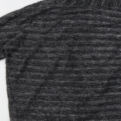 Womens UK Size 10 Preworn Grey Cardigan Jumper