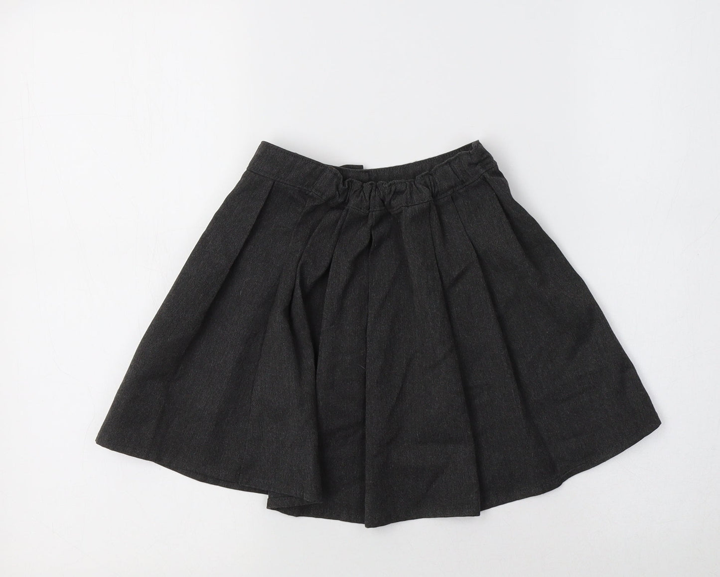 TU Girls Grey  Polyester Pleated Skirt Size 4 Years  Regular  - School Wear