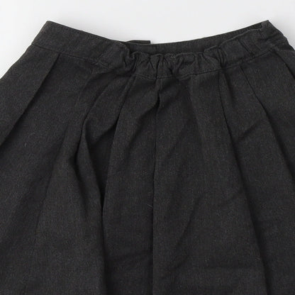 TU Girls Grey  Polyester Pleated Skirt Size 4 Years  Regular  - School Wear