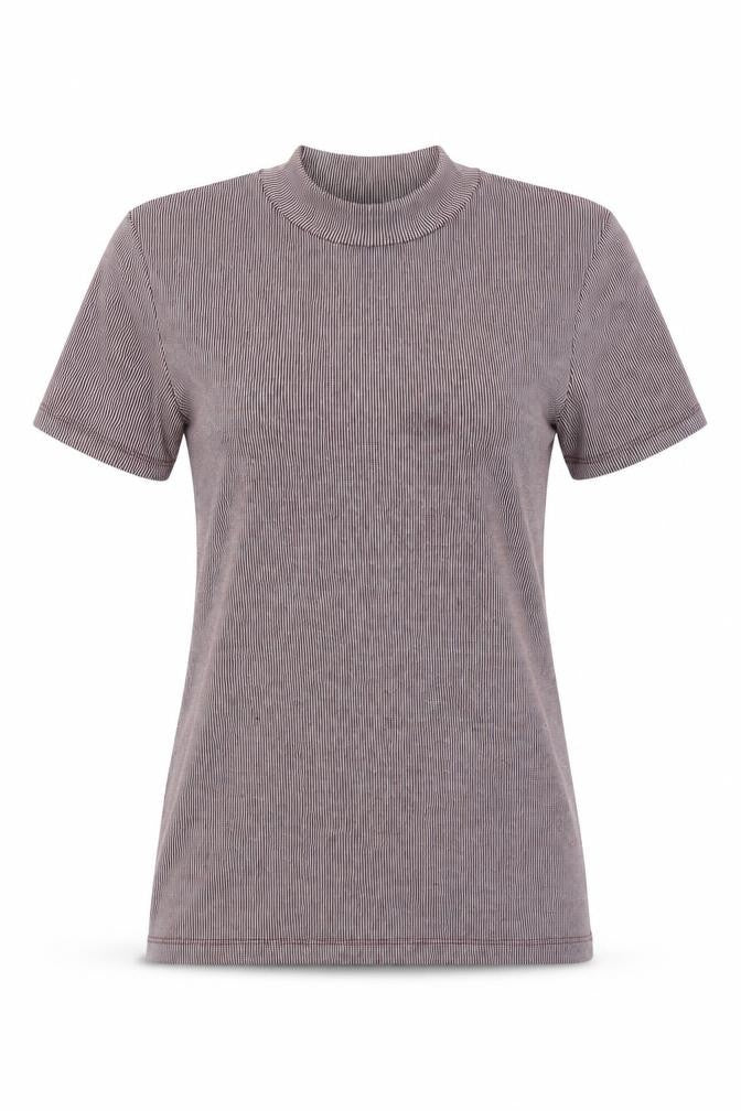 Womens UK Size S Zara Red Basic T-Shirt