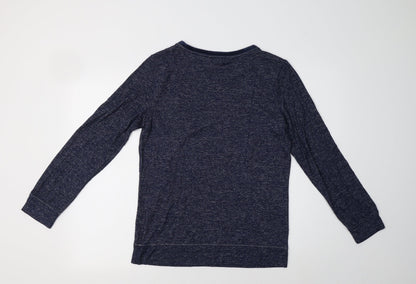 M&S Womens Blue  Polyester Top Lounge Set Size 8