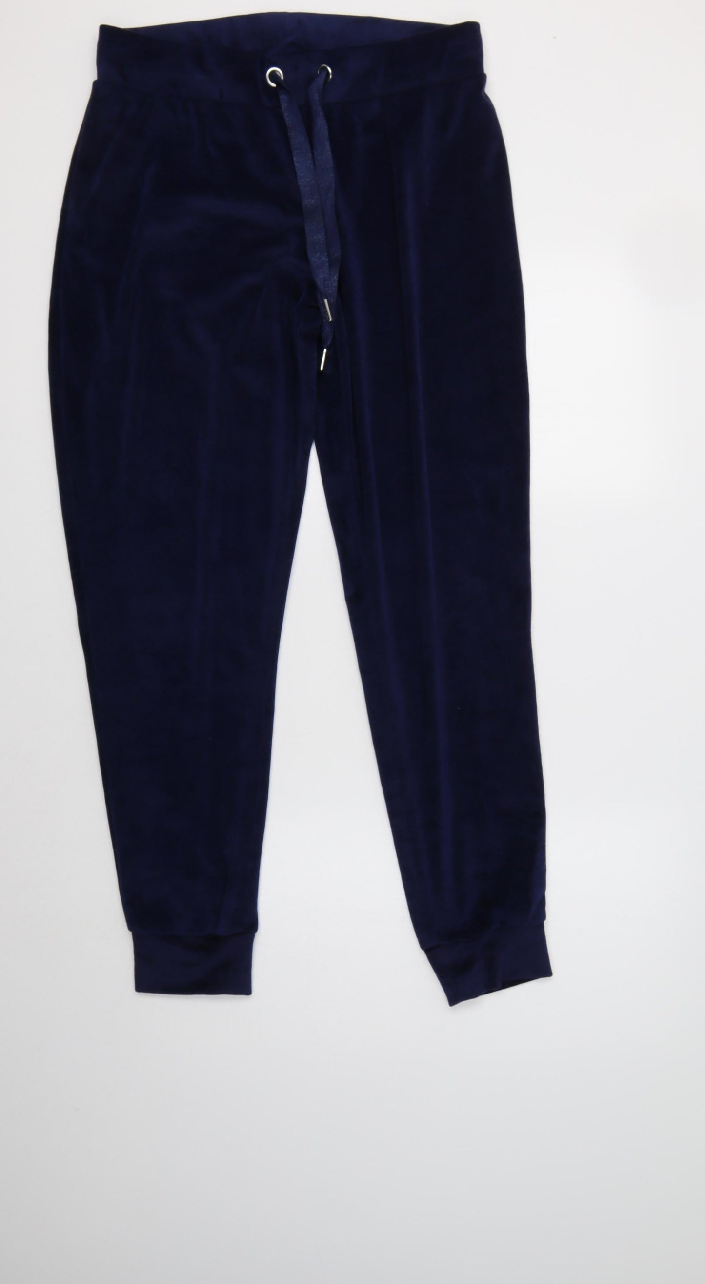 La marquise Womens Blue  Polyester Jogger Trousers Size M L28 in Regular