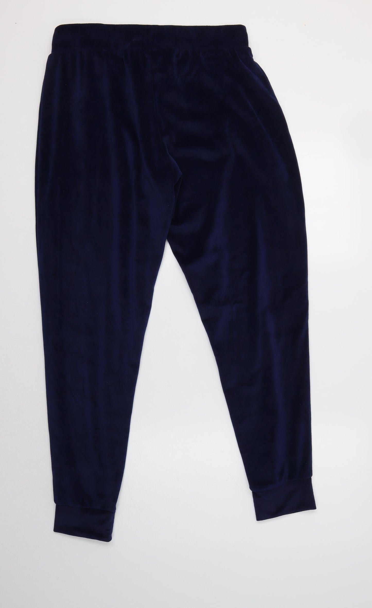 La marquise Womens Blue  Polyester Jogger Trousers Size M L28 in Regular