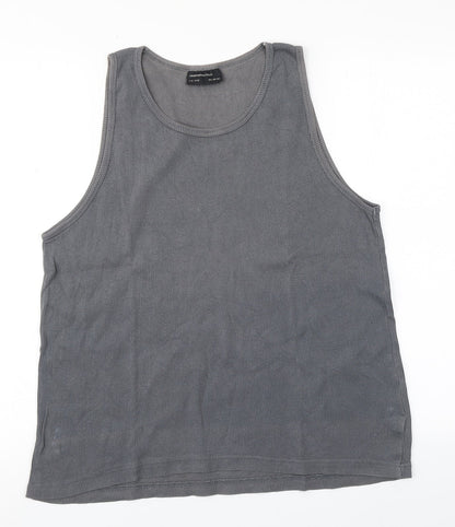 Mens UK Size  Cedar Wood State Grey  T-Shirt